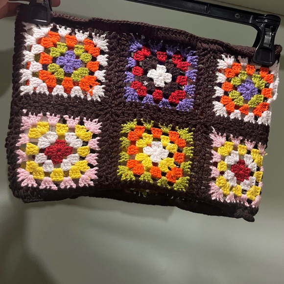 Pitaya Granny Square Crochet Crop Tube Top - Picture 6 of 6